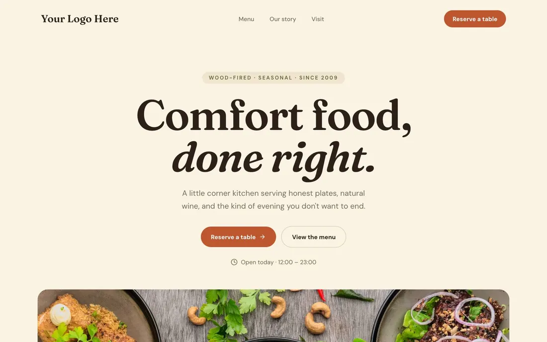Neighborhood Bistro demo