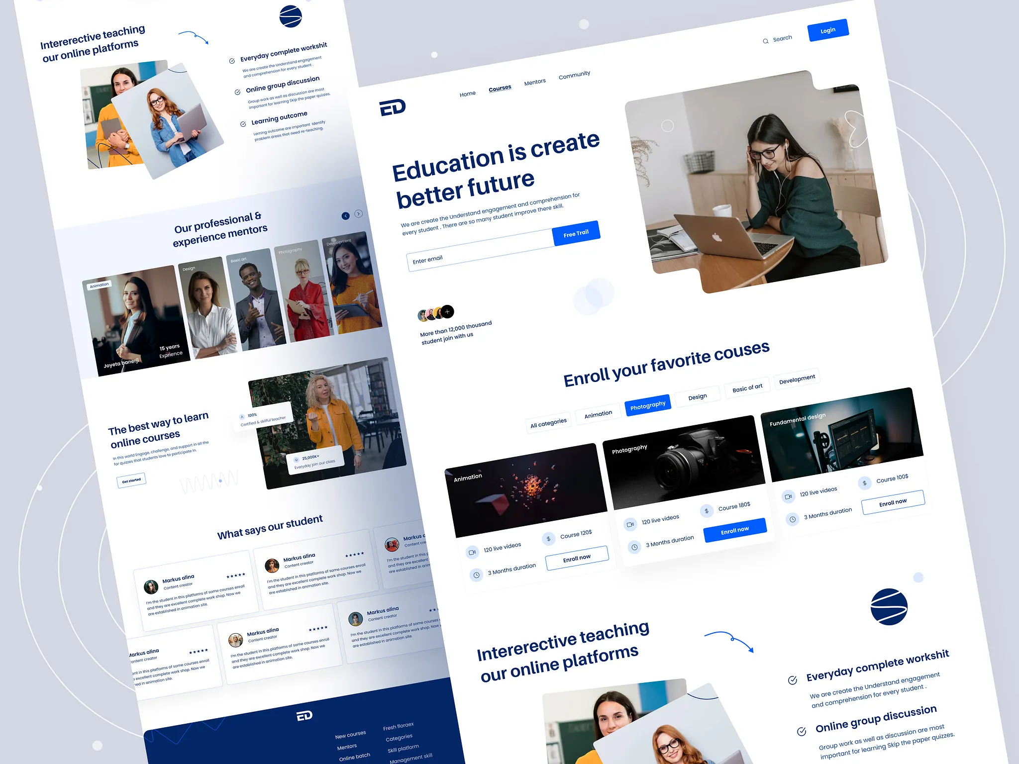 Дизайн платформи онлайн-курсів