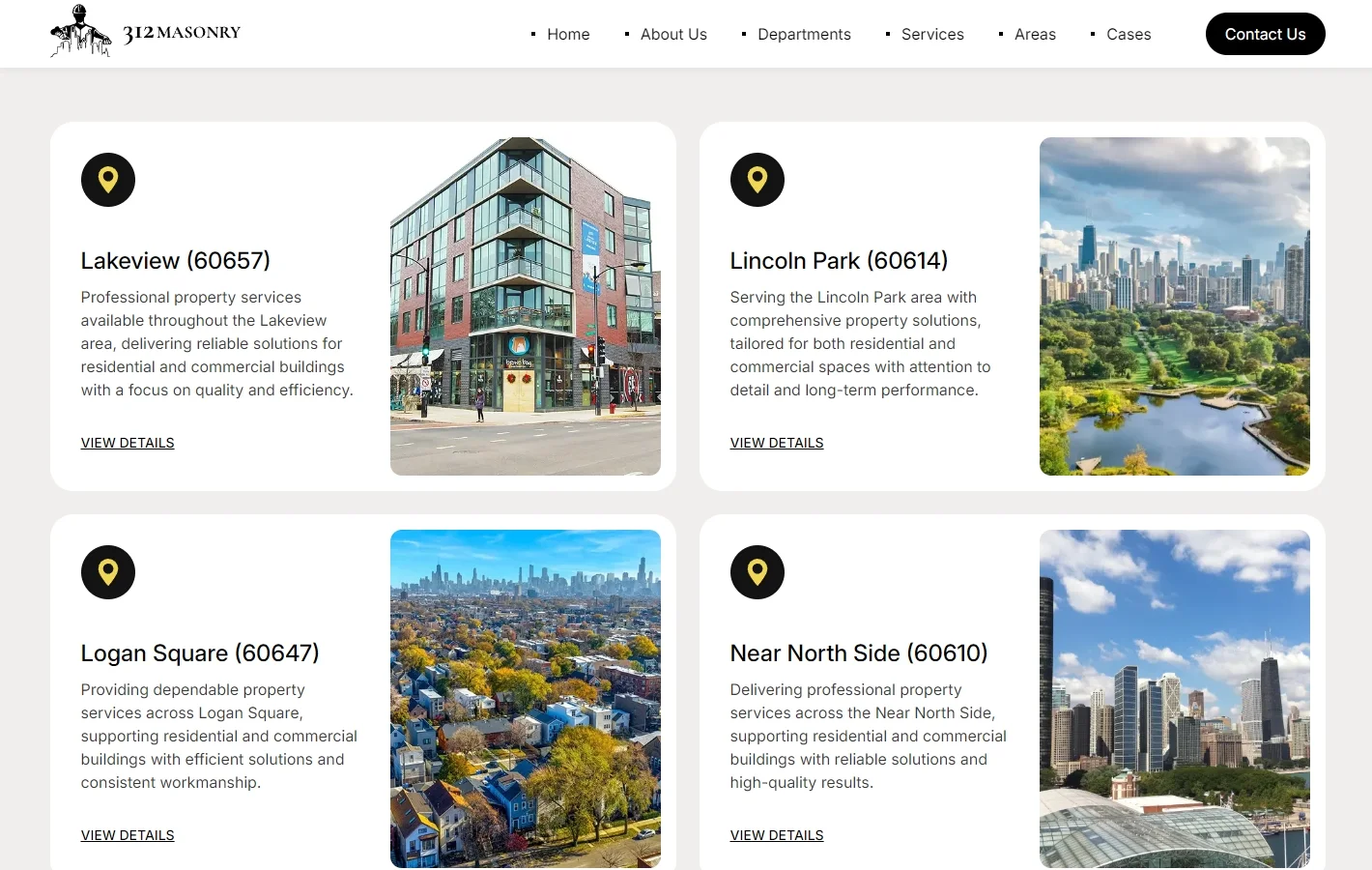 Seven Chicago Neighborhoods Served