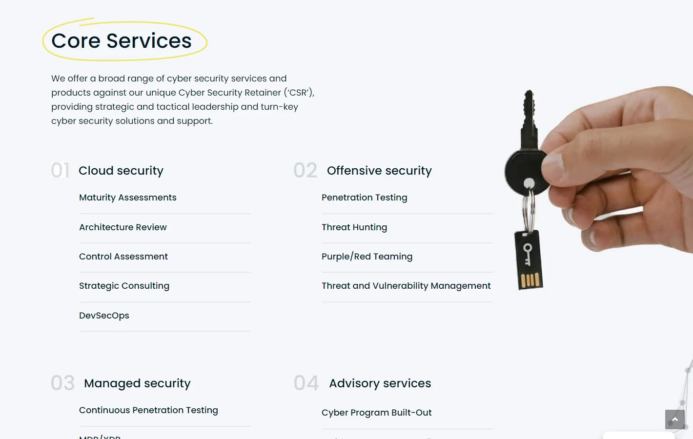 Core Services Portfolio