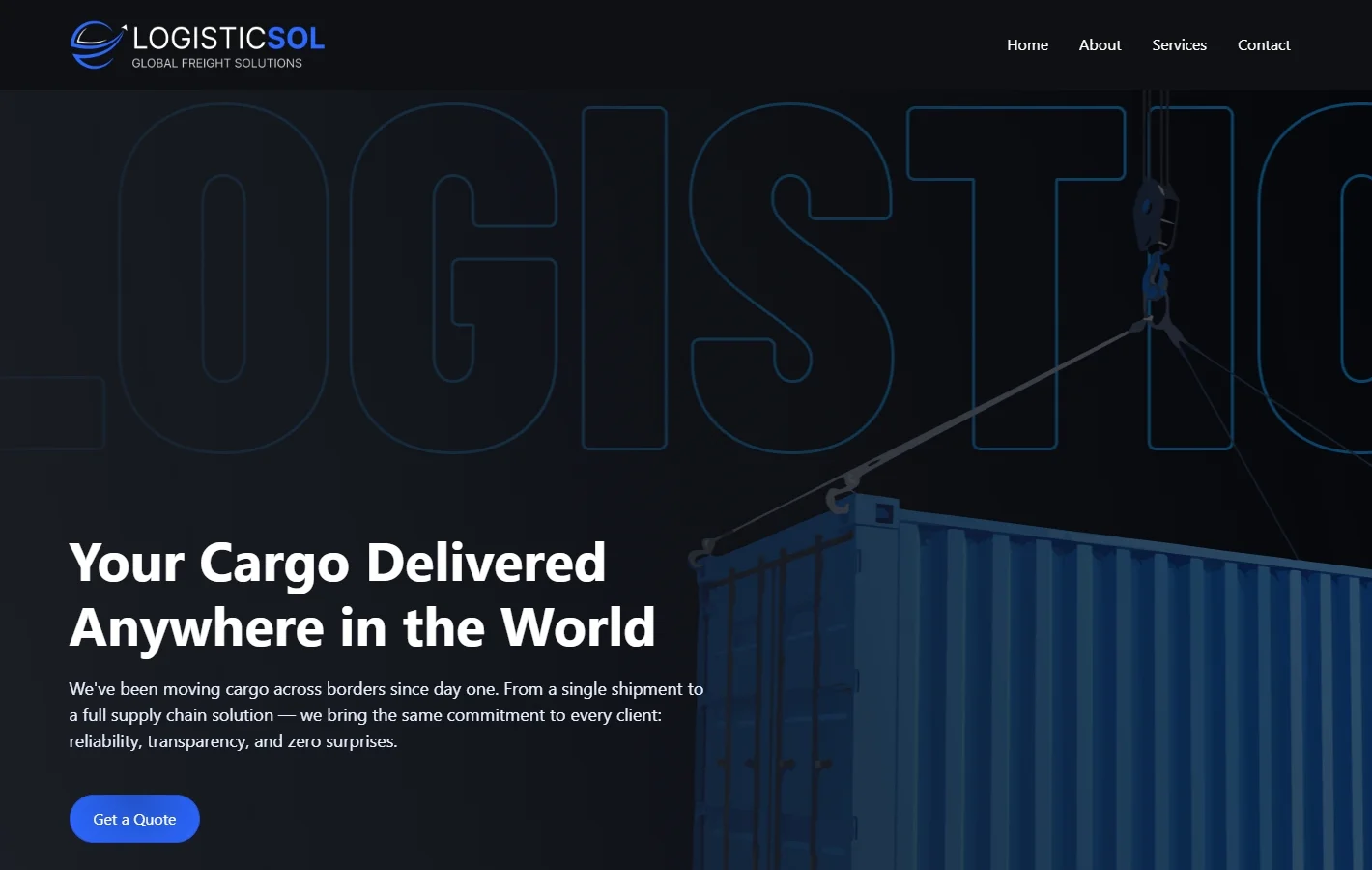Your Cargo, Anywhere in the World