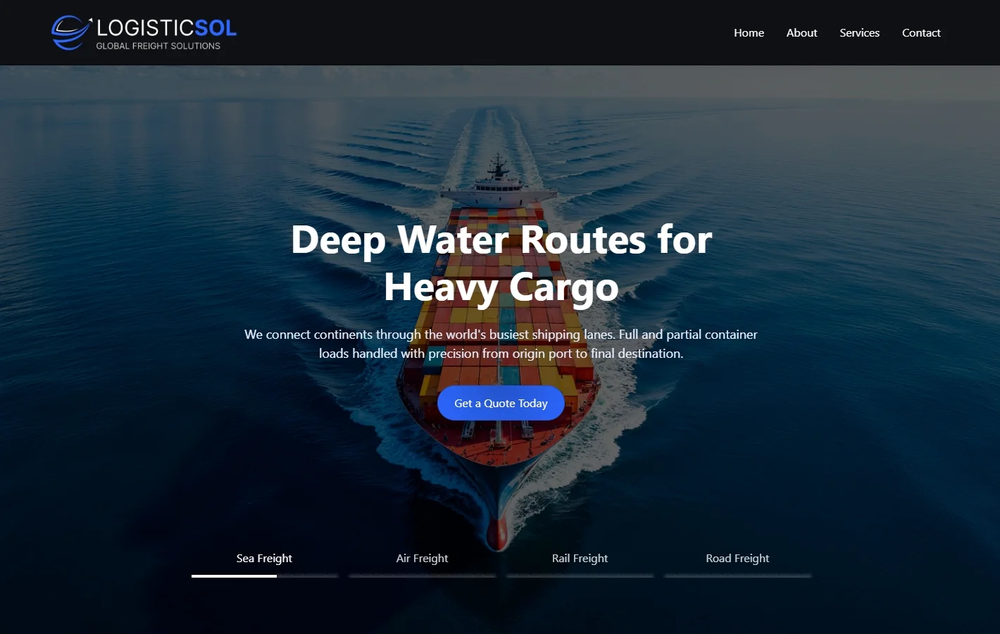 Sea, Air, Rail & Road, One Partner