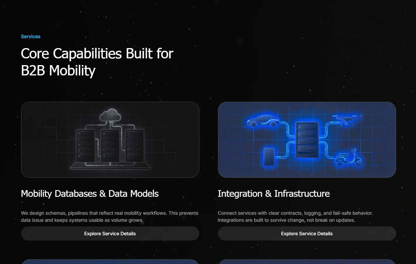 Core Capabilities Built for B2B Mobility