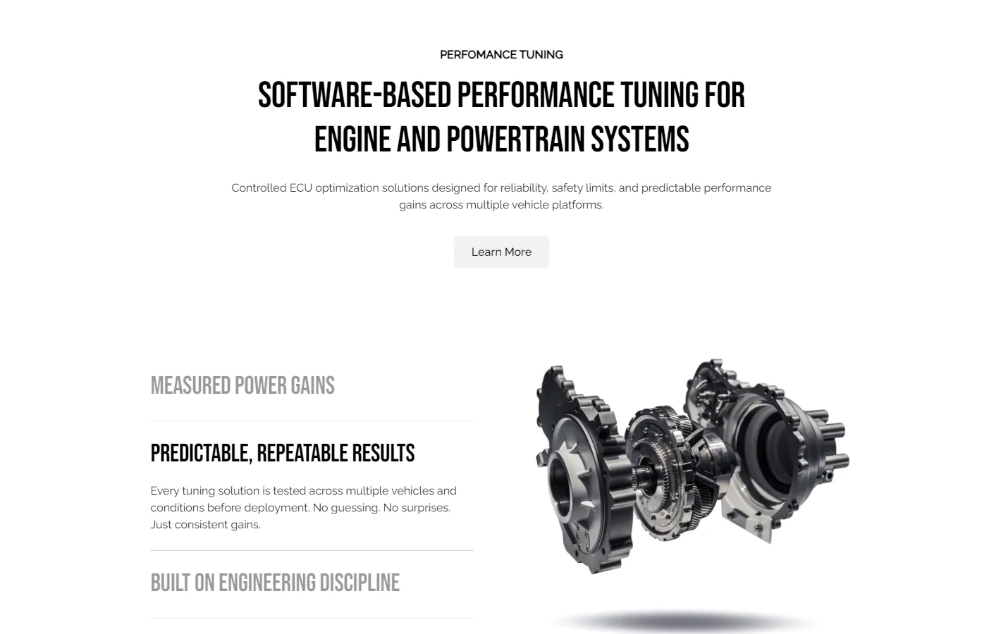 Software-Based Performance Tuning for Engine and Powertrain Systems