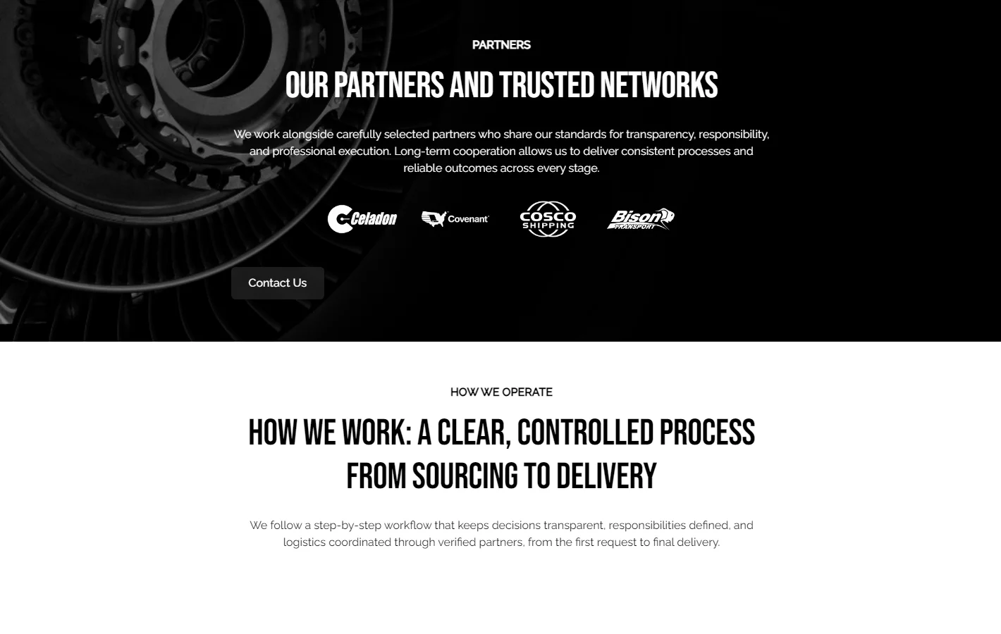 Partners: Celadon, Covenant, COSCO & Bison Transport