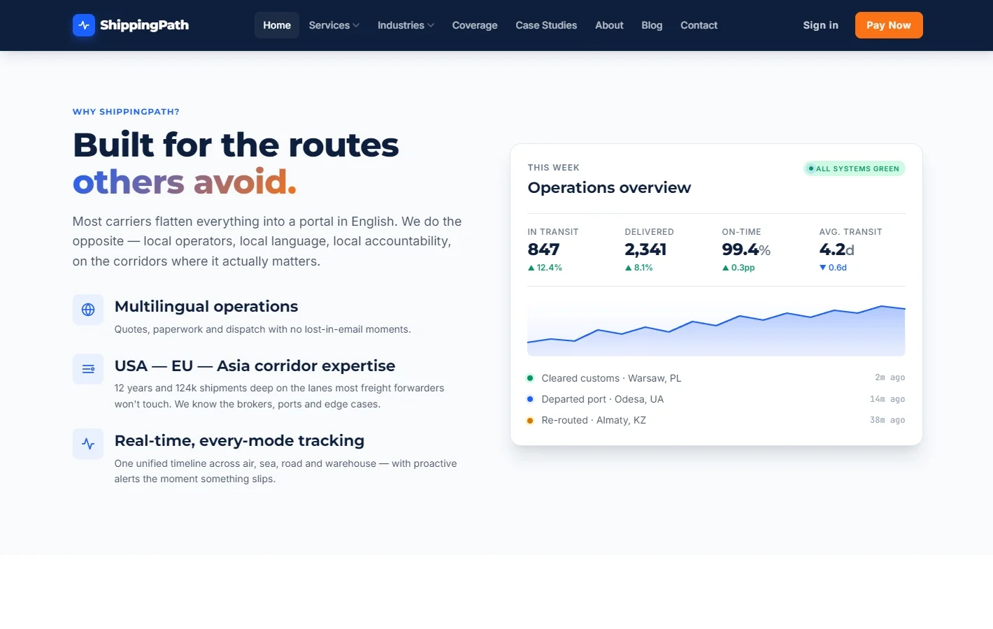 Built for Routes Others Avoid