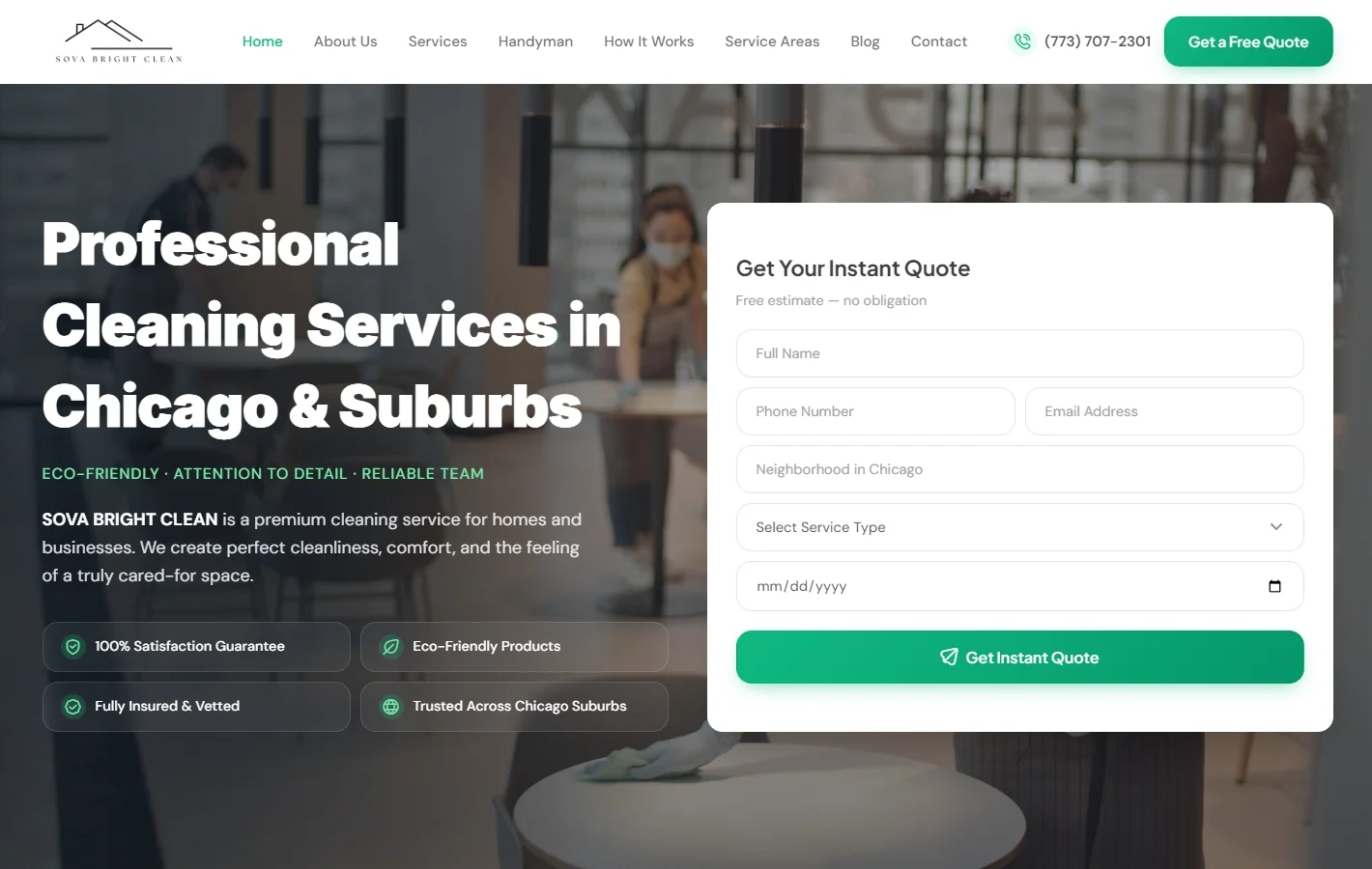 Professional Cleaning Services in Chicago & Suburbs