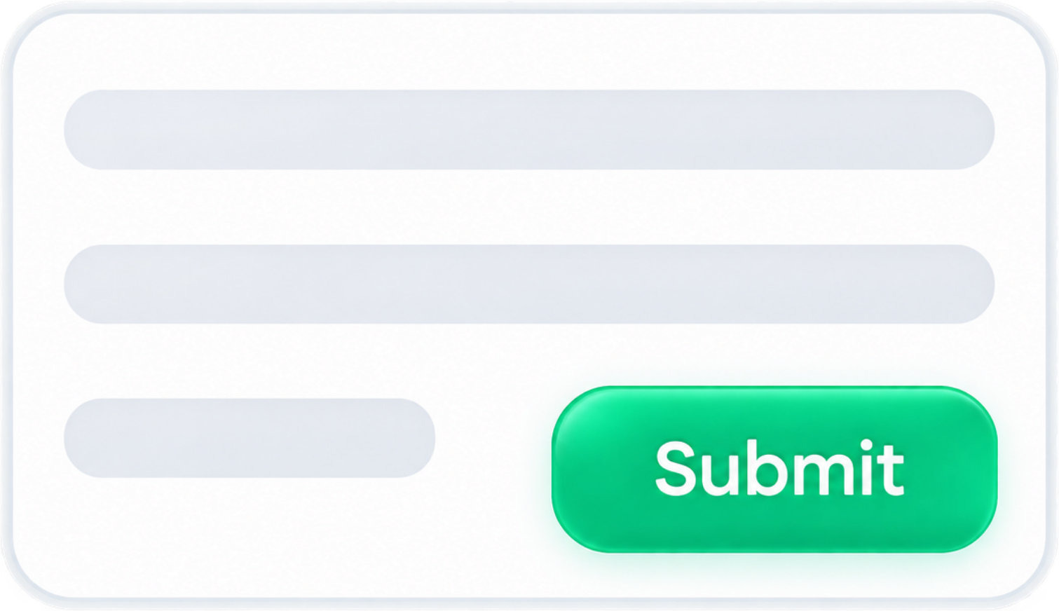 A form being filled in and submitted.