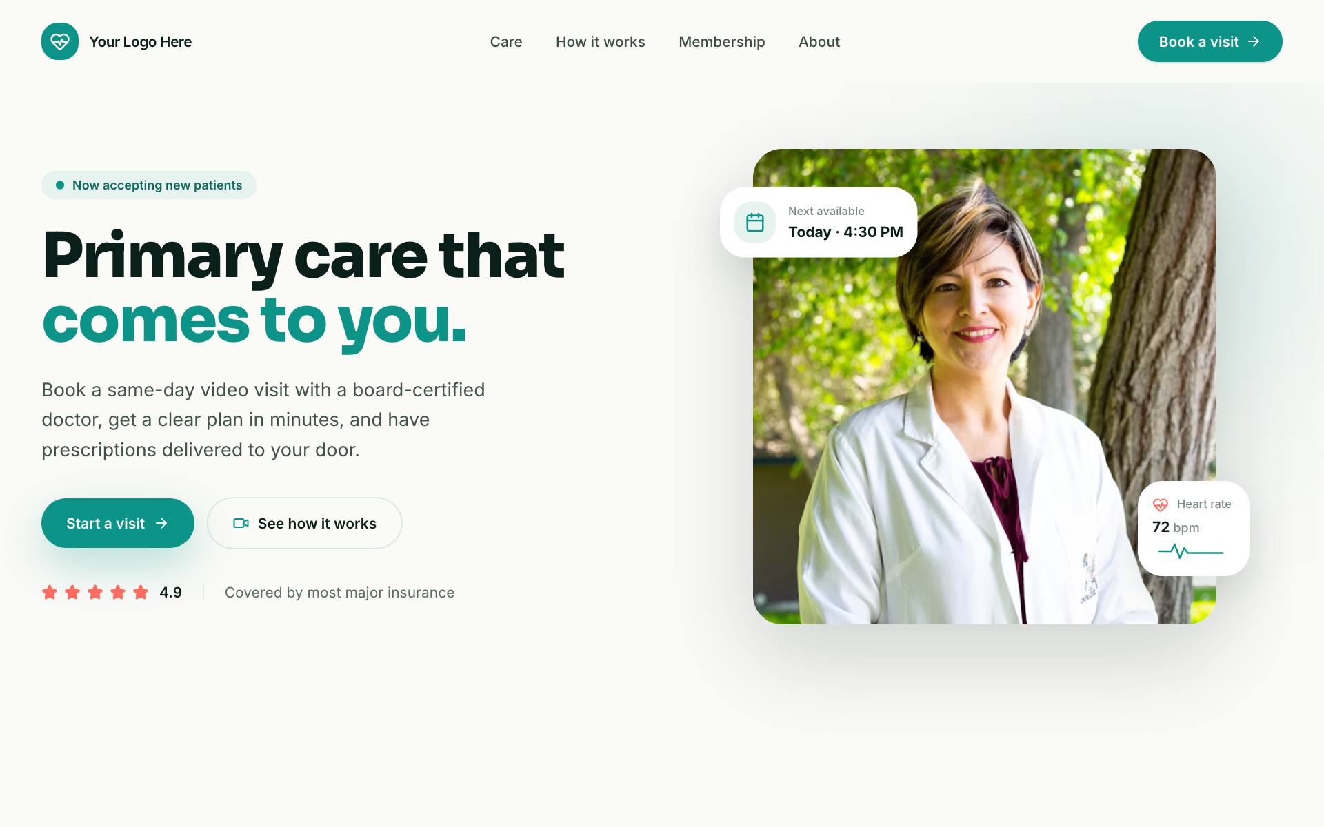 Helia Health demo preview