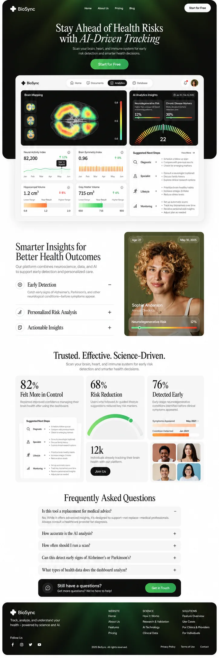BioSync website